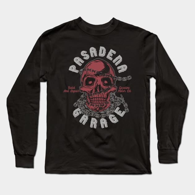 Pasadena garage Long Sleeve T-Shirt by peace and love